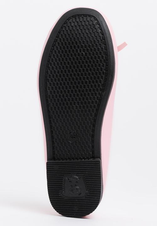 Pop Candy - Pumps with Bow Detail Pale Pink