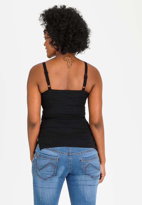 Cherry Melon - Basic Feeding Cami Black