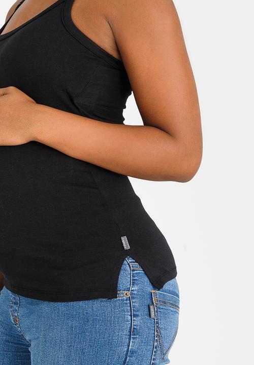 Cherry Melon - Basic Feeding Cami Black