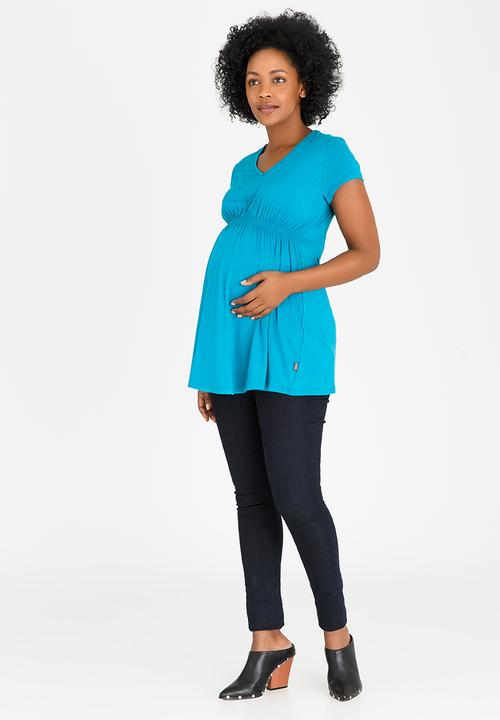 Cherry Melon - Underbust Smock Top Mid Green
