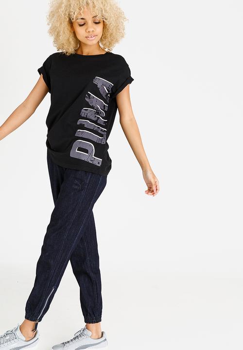 PUMA - Fusion Graphic Tee Black
