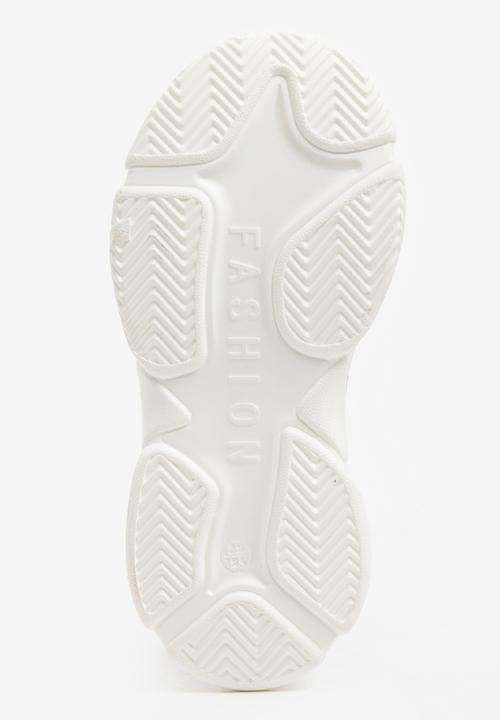 Pop Candy - Glitter Mesh Sneaker White
