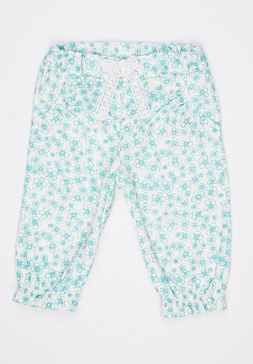 Name It - Girls Printed Pants Pale Blue