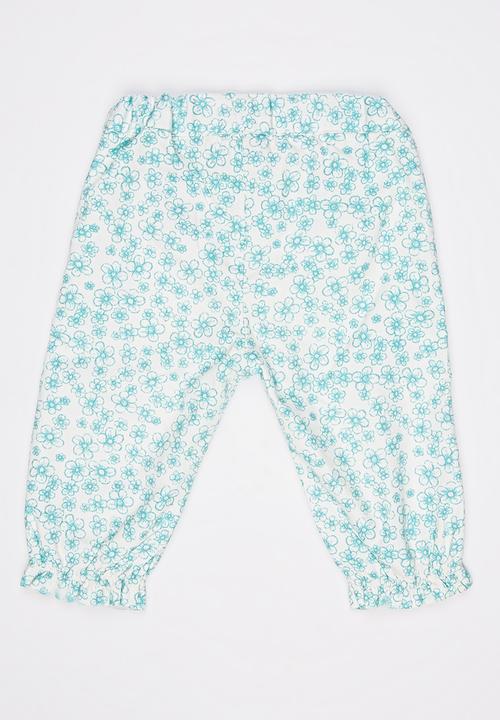 Name It - Girls Printed Pants Pale Blue