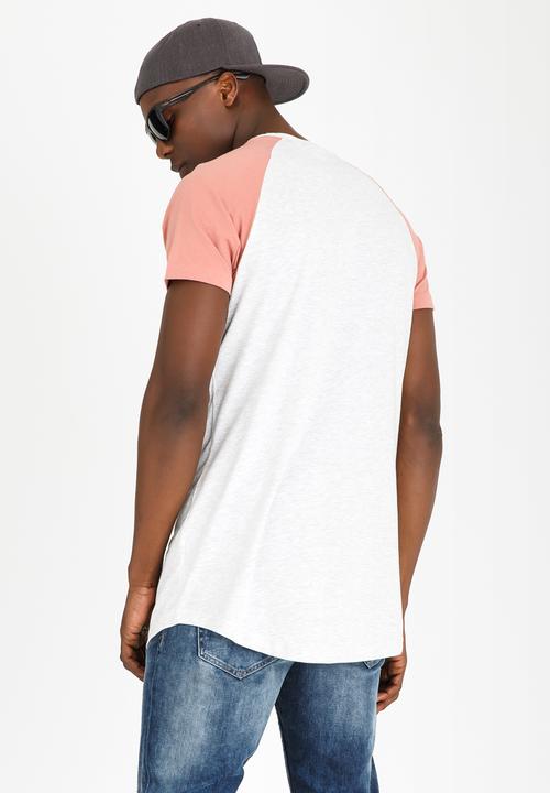 Brave Soul - Lutheran Raglan Longline Tee Grey