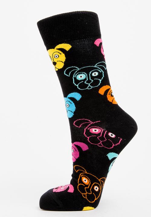 Happy Socks - Dog socks - black/multi