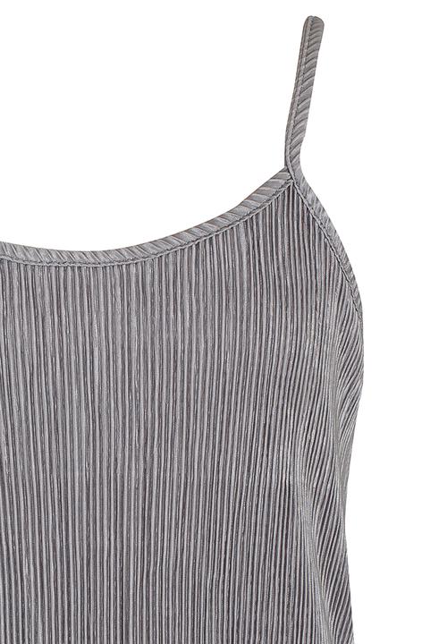 Rebel Republic - Metalic Layer Spaghetti Strap Top Grey