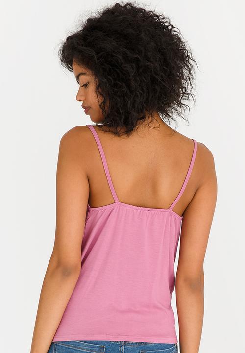 STYLE REPUBLIC - Wrap Cami Metallic