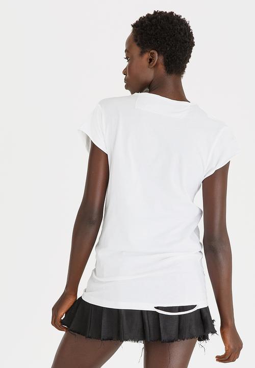 Vintage Zionist - Pyramid Tee White