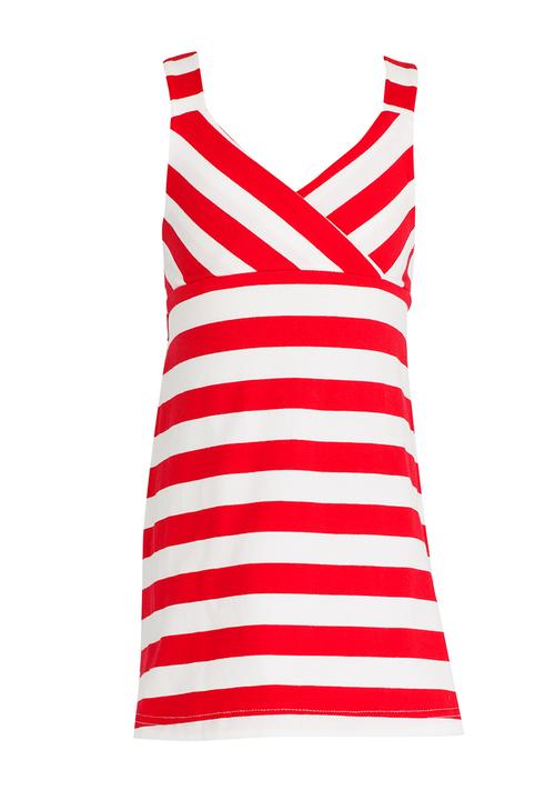 Pop Candy - Nautical Stripe Dress Red