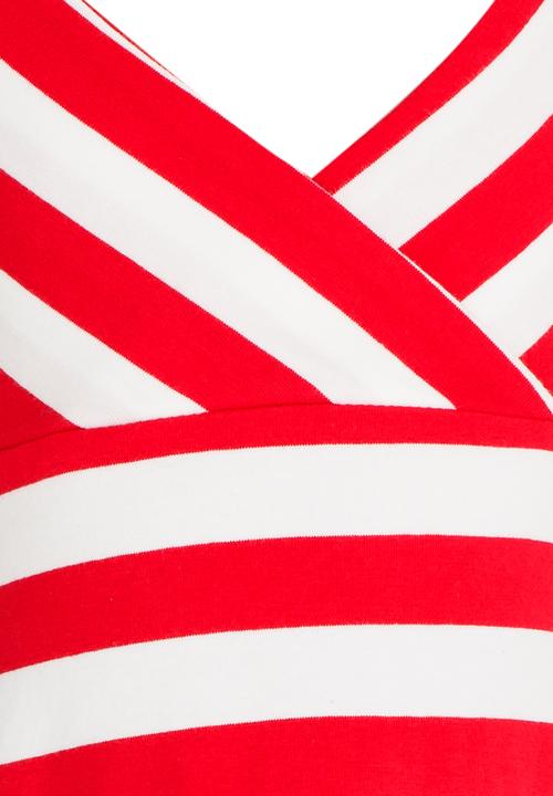 Pop Candy - Nautical Stripe Dress Red