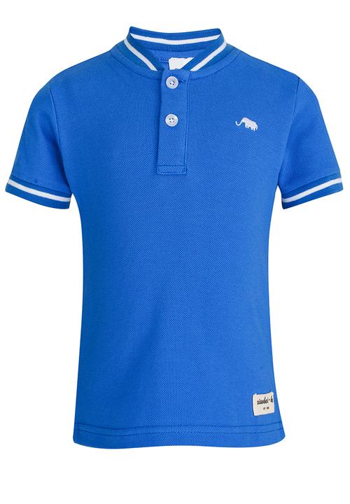 Pop Candy - Henley Tee Blue