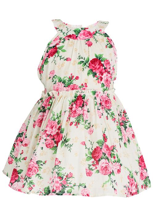 Pop Candy - Floral Dress Multi-colour