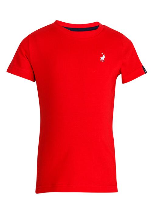 POLO - Big Pony Print Tee Red