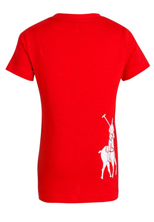 POLO - Big Pony Print Tee Red