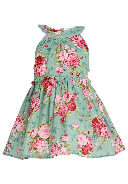 Pop Candy - Floral Dress Multi-colour