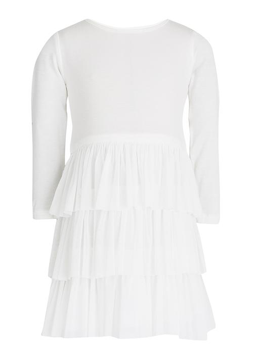 See-Saw - Tiered Mesh Dress Milk