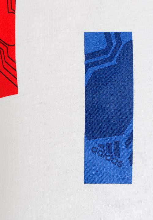 adidas Performance - Marvel Spider Man  Tee White