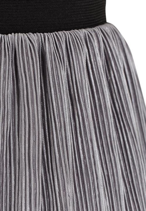 Rebel Republic - Metalic Skirt Grey