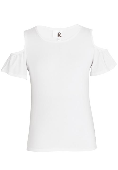 Rebel Republic - Cold Shoulder Top White
