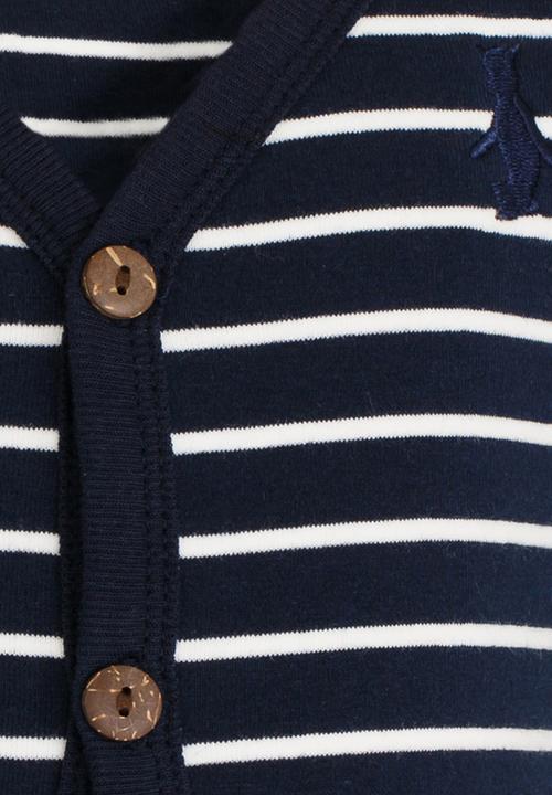 Pop Candy - Stripe Cardigan Navy