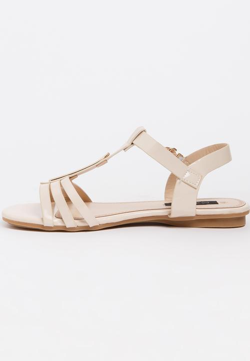 Sarah J - Strappy Sandals Beige