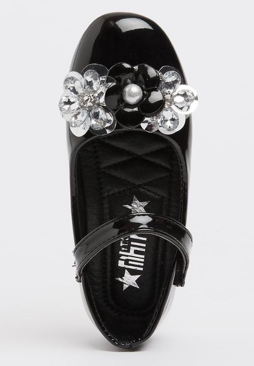 Pop Candy - Embellished Pumps Black