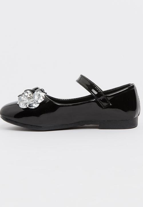 Pop Candy - Embellished Pumps Black