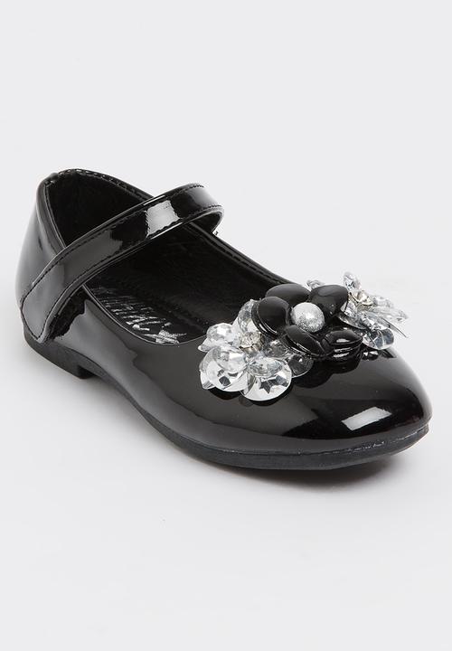 Pop Candy - Embellished Pumps Black