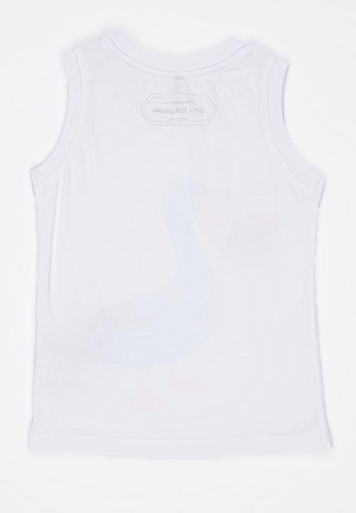 Soobe - Boys Printed Vest White