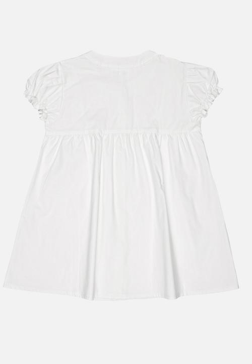 Pop Candy - Button Detail Blouse White