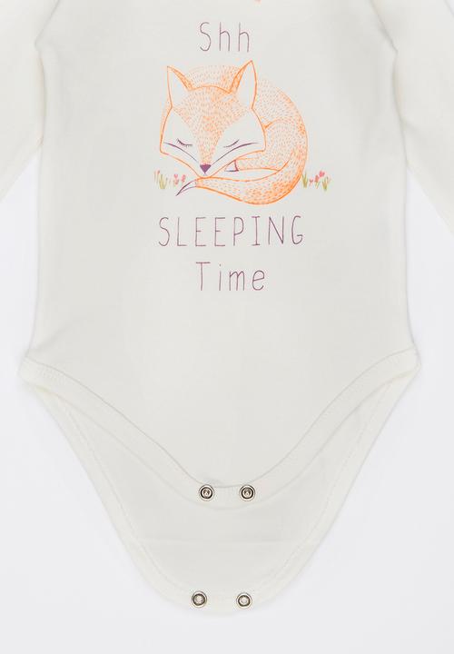 Baby Corner - 2 Pack Long Sleeve Bodysuit Multi-colour