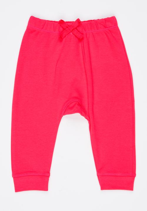 Soobe - Girls Printed Jogger Dark Pink