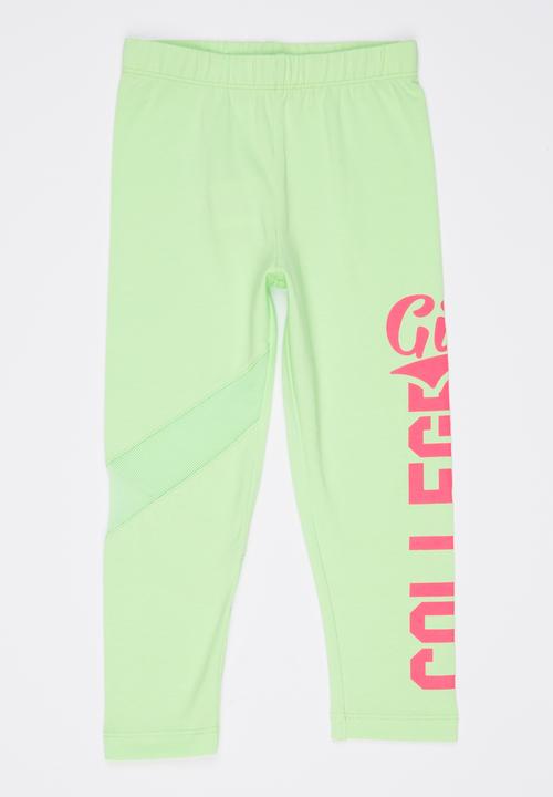 Soobe - Girls Printed  Legging Green
