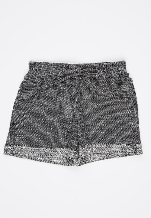 Rebel Republic - Fleece Shorts Black