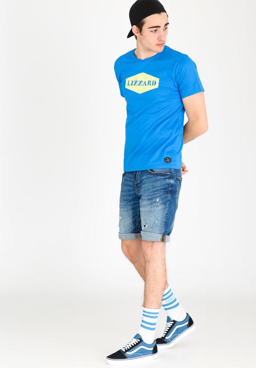 Lizzard - Lvm Cotton Tee Blue