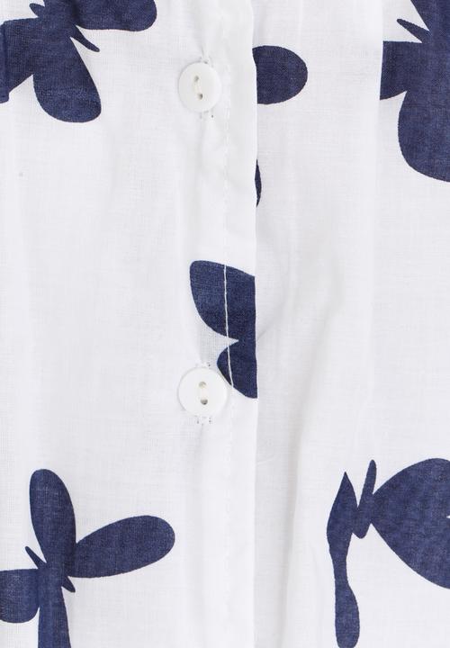 Pop Candy - Butterfly Print Dress White