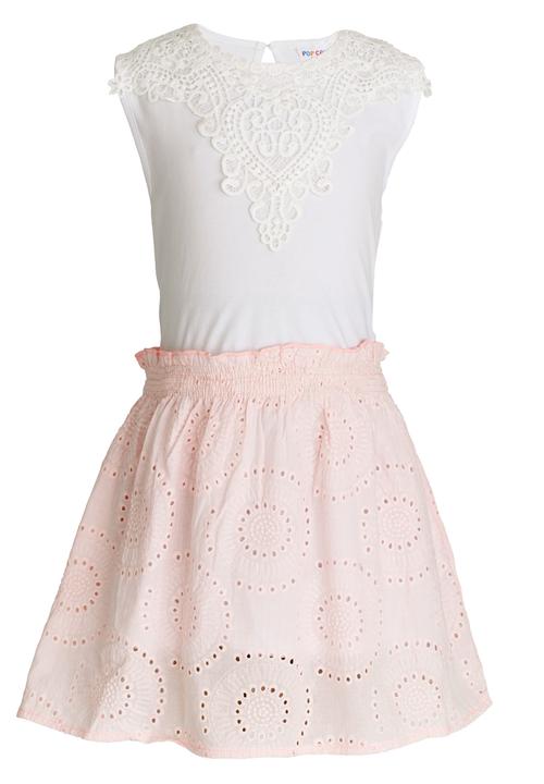 Pop Candy - Combo Dress Pale Pink