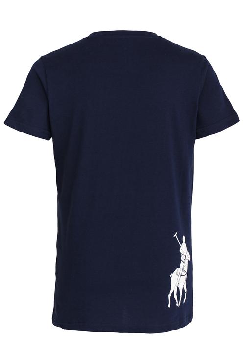 POLO - Big Pony Print Tee Navy