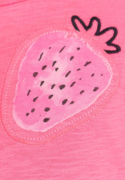 Soobe - Girl Short Sleeve Tee Mid Pink
