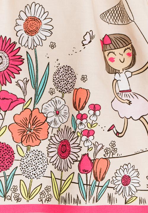 Twin Clothing - Printed Dress Multi-colour
