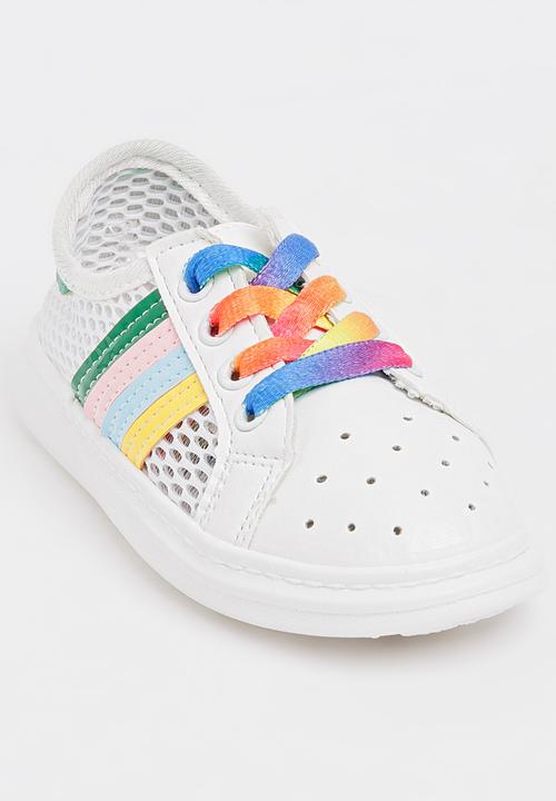Pop Candy - Rainbow Sneakers White