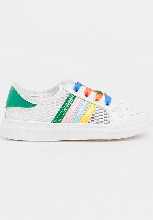 Pop Candy - Rainbow Sneakers White