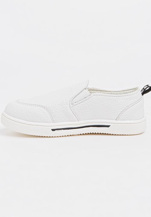 Pop Candy - Boys Loafers White