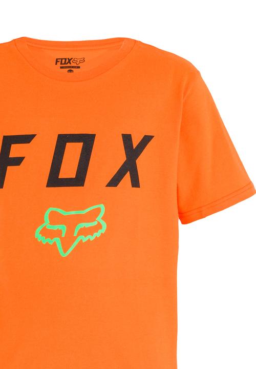 Fox - Contended  Tee Orange