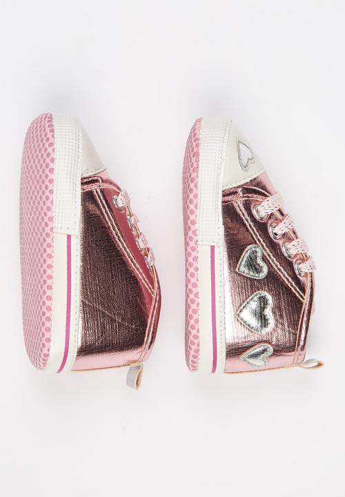 Pop Candy - Metallic High Tops Mid Pink