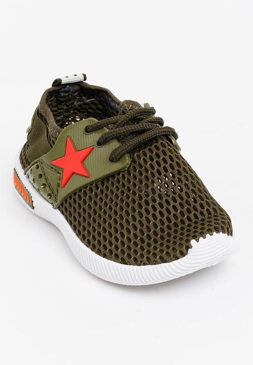 Pop Candy - Boys Sneakers Khaki Green