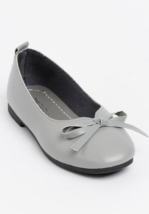 Pop Candy - Pumps with Bow Detail Silver