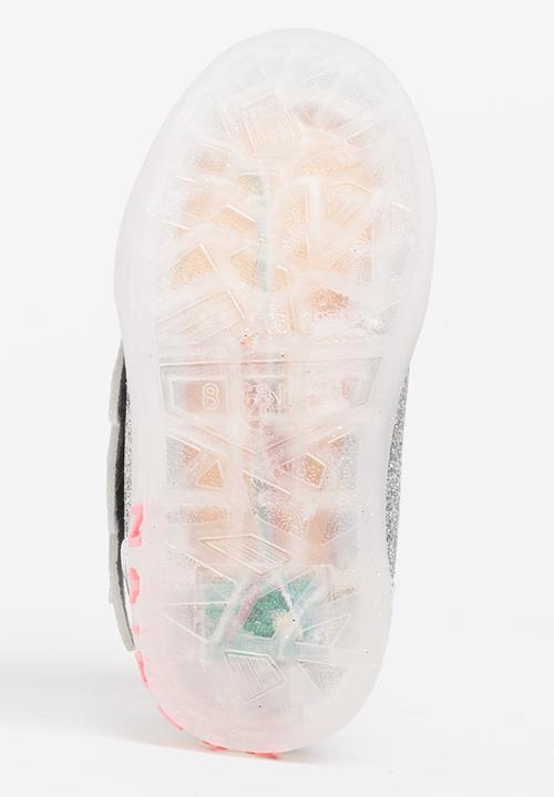 Pop Candy - Light Up Hi Tops Silver