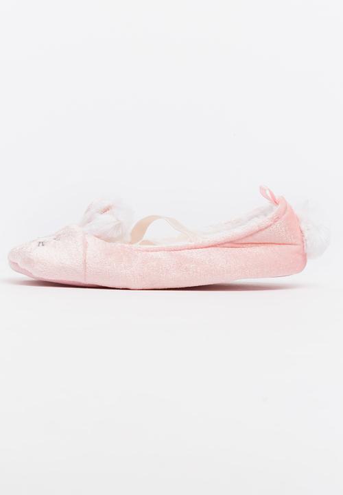 Pop Candy - Fluffy Bunny Slippers Pale Pink